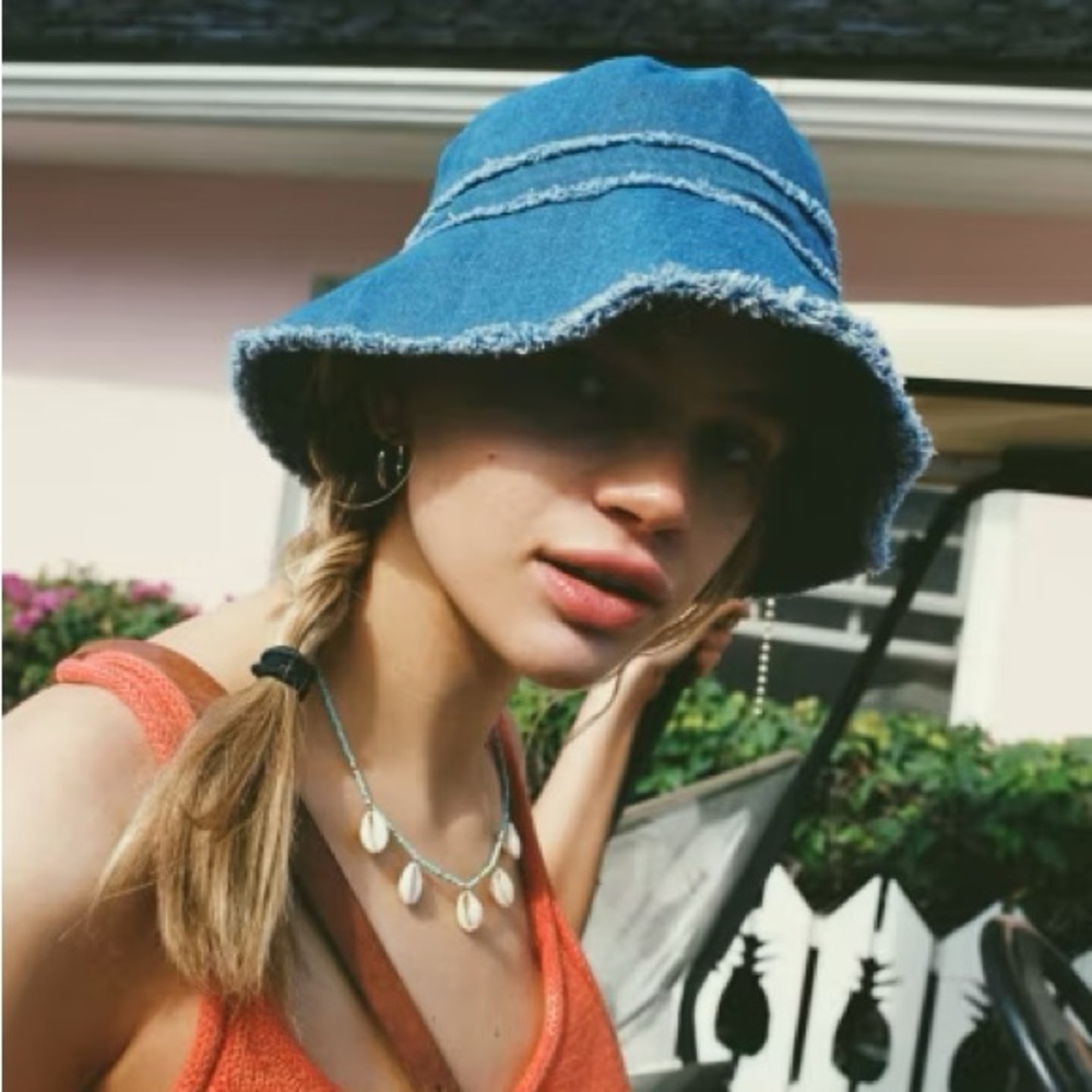 Denim Bucket Hat Urban Outfitters
